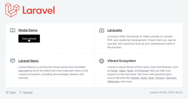 How to build modals with Laravel and Livewire